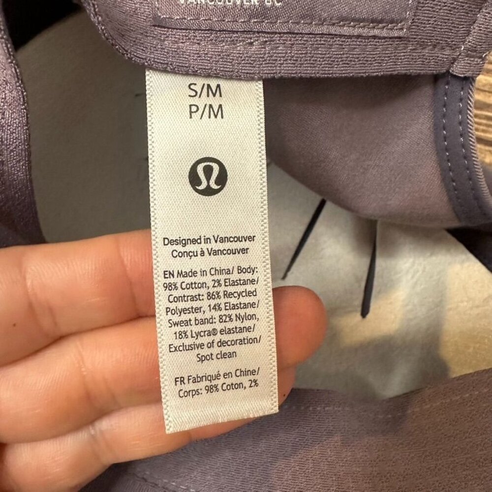 Lululemon Classic Ball Cap *Wash Adjustable Hat NWT S/M (DIDL) LU9BXFS - Picture 13 of 14